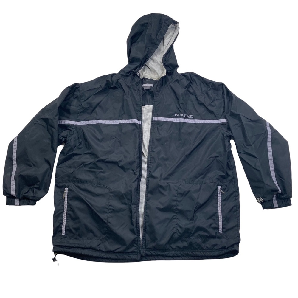 Vintage Nike jacket. Nylon, lightweight, lined. Black. Size XXL
